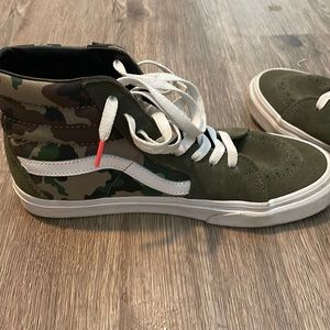 Camo/Olive Green Vans